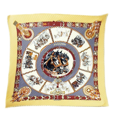 Foulard hermès plissé carré - plissé,