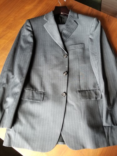 Italian men suit - suit, grey