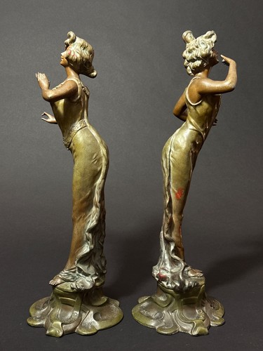 Ancienne paire sculpture - paire, de