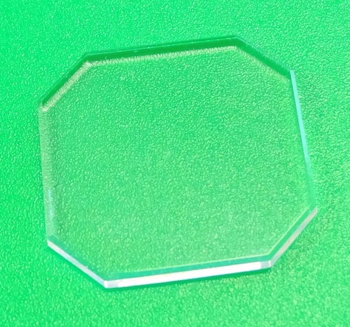 Verre montre octogonale - verre,