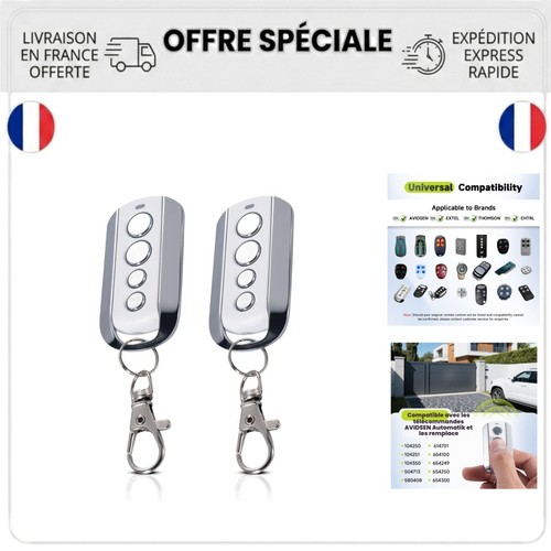 Télécommande portail 433 - 433, mhz