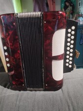 Accordéon diatonique vintage Weltmeister G-C « Rubin » (années 60-70, RDA)