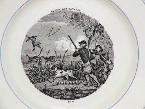 Assiette ancienne gien la - assiette,