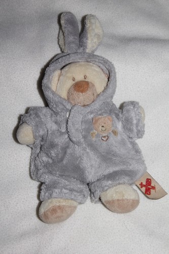 Doudou peluche nicotoy ours - peluche,