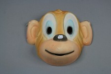 ZB1009/1010 César France 0049 Ancien Masque Enfant Singe 1982 Animal Déguisement