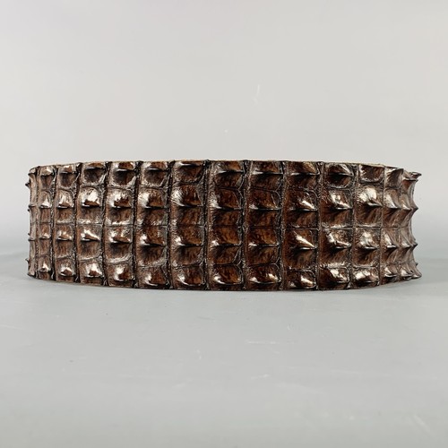 Ceinture cuir crocodile - ceinture, en