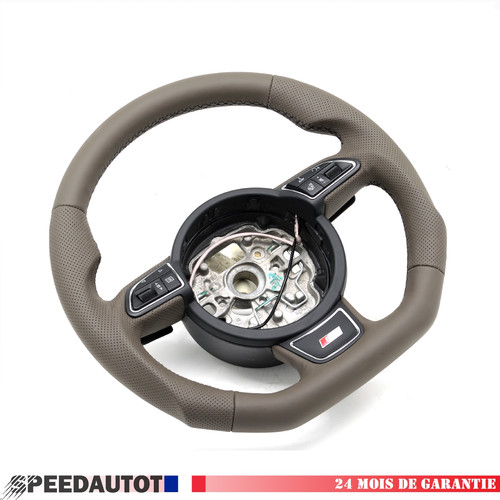 Volant cuir aplati - , tuning