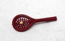 Superbe Broche ancienne - Décor raquette de tennis - Broche vintage