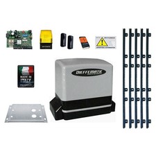 Kit Complet Automation Portail Coulissant 24V 600KG+5M Étagère Nylon