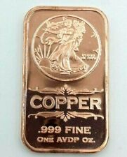 Devise Lingot 1 OZ Cuivre 999