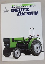 prospectus brochure tracteur
