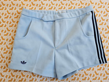 Short Adidas Ventex 80'S vintage Bleu Trefoil Tennis ATP Homme - 95 / L