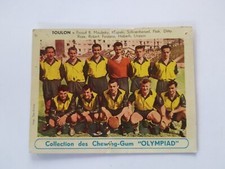 TOULON Equipe  CARTE Collection des  CHEWING-GUM OLYMPIAD Années 50