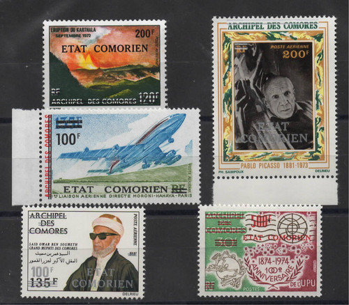 état comorien timbres - ,