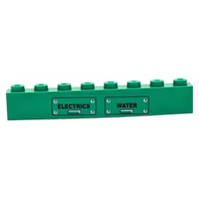LEGO bloc 1x8 vert 3008pb122