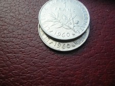 rare 1 franc semeuse 1960 gros