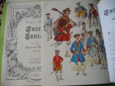 LELIEPVRE Eugène Planche Uniformes ANCIEN REGIME Régiments Etrangers  1735 N° 13