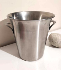 ancien seau à champagne inox