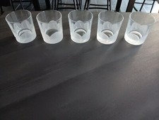 5 Verres A Whisky Cristal D'arques Modèle Florence 