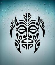 Autocollant sticker voiture moto tortue tribal deco vinyle
