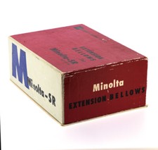 Minolta SR  soufflet macro extension  Bellows  dans sa  Boite d'origine