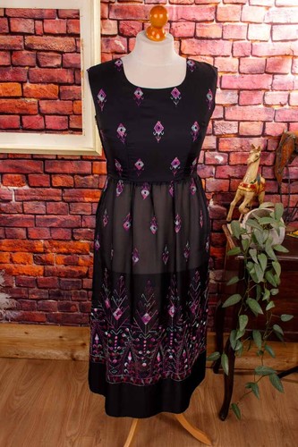Robe vintage orig 70s boho - robe,