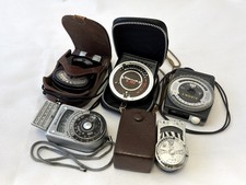 Lot 5 Cellules posemètres photo anciennes