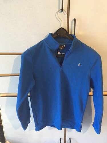 Pull polaire bleu 12ans
