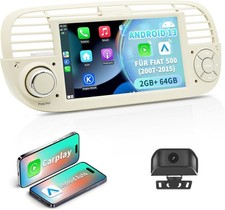 Autoradio Android 13 pour FIAT 500 (2007–2015) | Écran tactile IPS 7 pouces avec