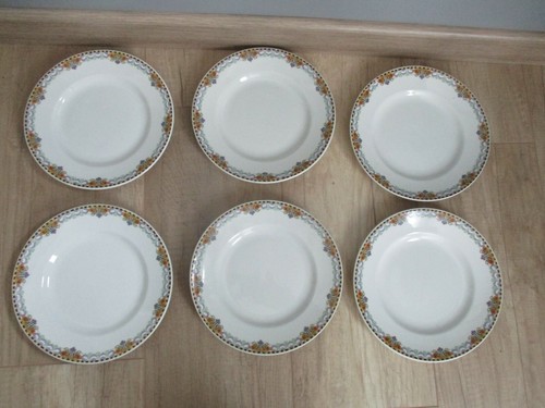 Assiettes plates moulin - plates,