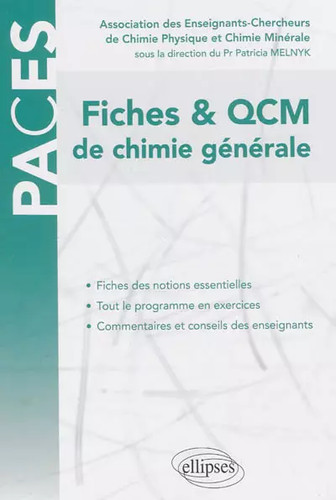 Paces fiches qcm de - fiches, chimie