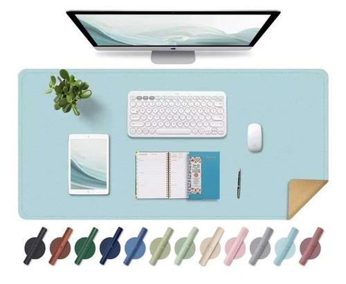 Tapis bureau cuir pvc - en,