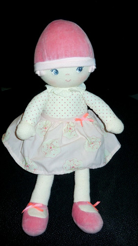 Doudou peluche poupée - peluche, chiffon