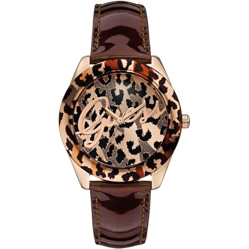 Guess brown strap leopard - strap,