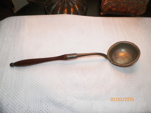 Exquisite antique pewter ladle - exquisite,