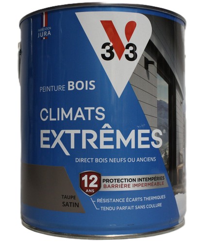 Peinture bois v33 taupe - peinture,