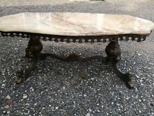 table basse verre vintage en