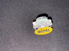 (V5) PINS BADGE ENAMEL VINTAGE COLLECTION LOGO MIDAS VOITURE AUTOMOBILE VERTE
