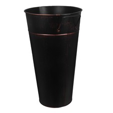  Porte-bûches en métal avec poignée, grand seau de rangement pour cheminée,