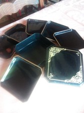 Sous verre avec - boîte, de