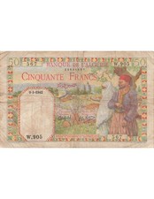 Algérie 50 Francs - Couple -