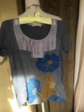 MAGNIFIQUE TUNIQUE HAUT T SHIRT MAJE T 1 PATCHWORK SOIE ORIGINALE RARE