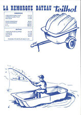 Catalogue prospekt brochure Teilhol Remorque bateau c. 1970