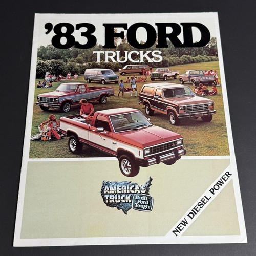 Ford 1983 trucks 8p poster - trucks,