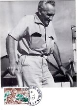 167- TAAF  - CARTE   1er JOUR   HOMMAGE  A PAUL  TCHERNIA      KERGUELEN