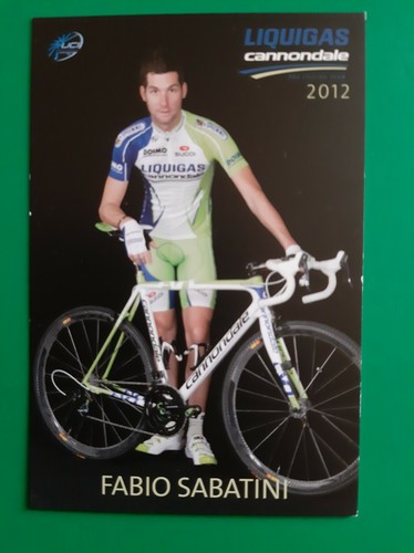 Cyclisme carte cycliste fabio - carte,