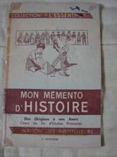 LIVRE - Mon mémento d'Histoire - Collection L'Essentiel