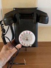 Vintage telephone mural ptt - mural,