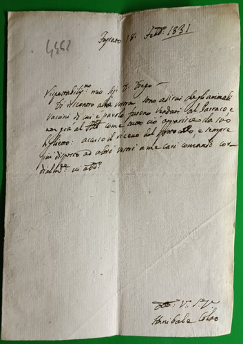 Xixe siècle lettre écrit - xixe,