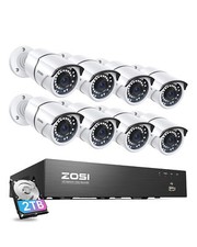 ZOSI 8CH H.265+ 5MP PoE Kit